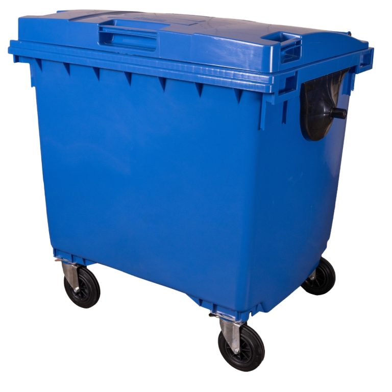 CONTENTOR DE LIXO 1100 LITROS POWER BEAR AZUL WB
