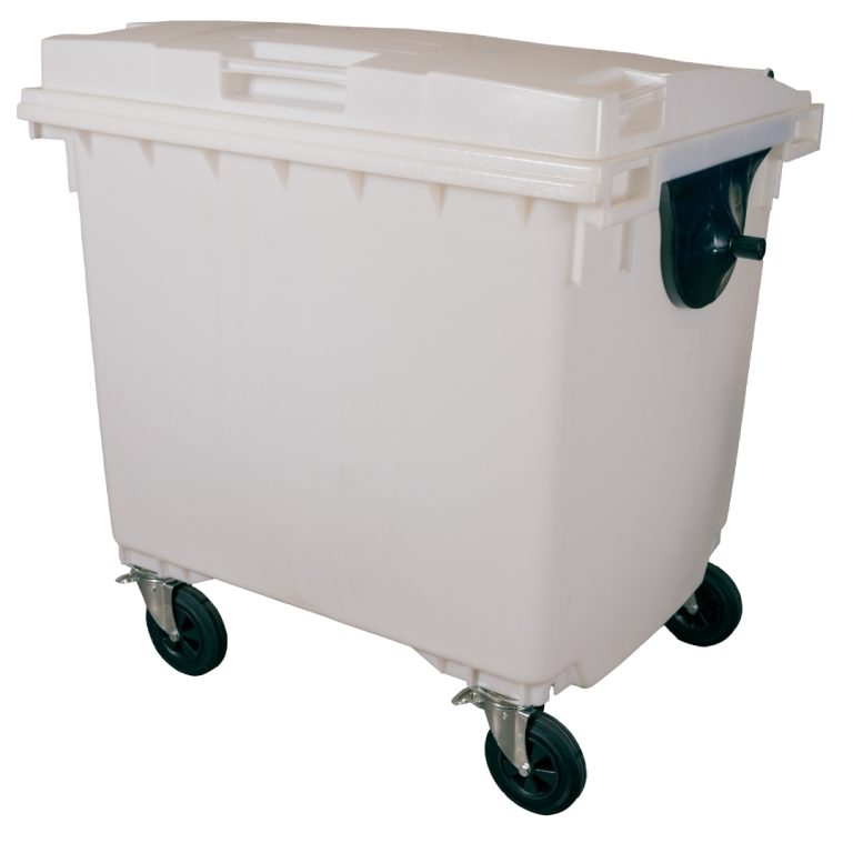 CONTENTOR DE LIXO 1100 LITROS - BRANCO - WB